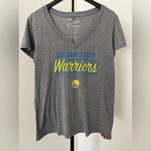 🏀 Golden State Warriors Sportiqe V-Neck Tee (Women’s XXL) — EUC